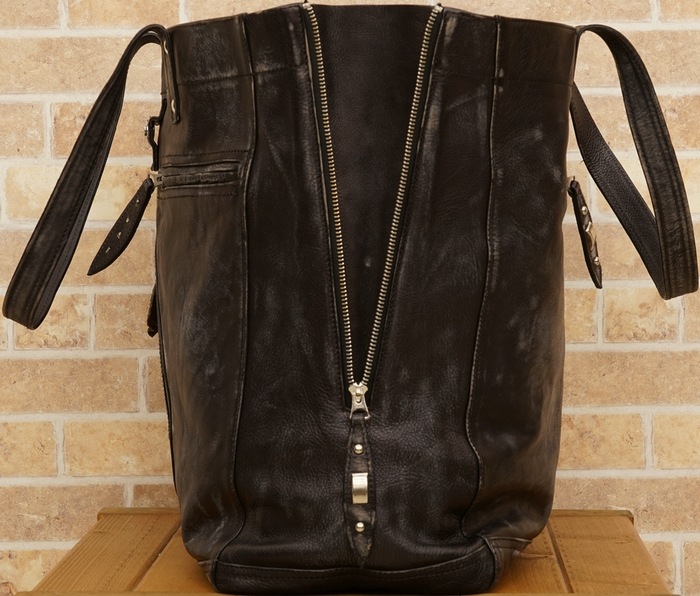 (���֥륢���륨��) RRL �����ꥢ��쥶�� �⡼������������ �ȡ��ȥХå� ��� Moto Leather Tote Black