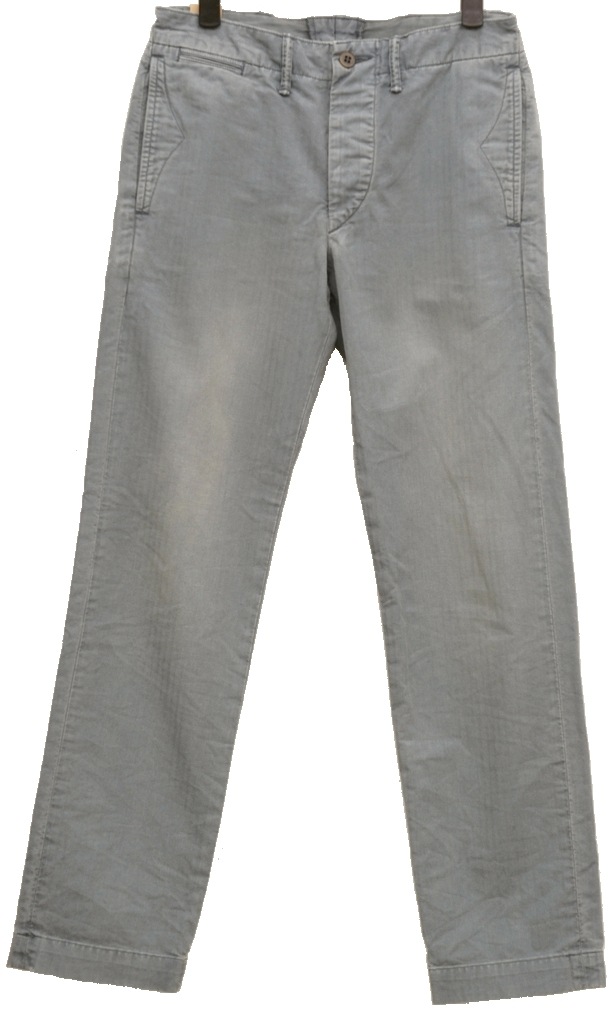 ダブルアールエル) RRL ヘリンボーン オフィサーズ チノ メンズ