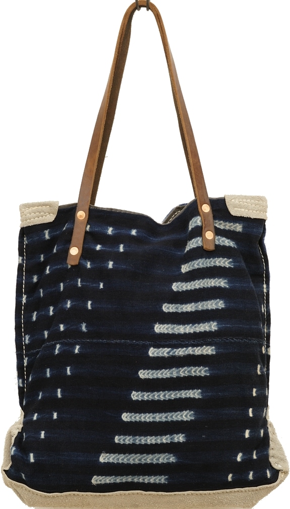 Waltzing Matilda �ϥ�ɥᥤ�� ���եꥫ�� ����ǥ��� �ȡ��� �Хå� No.1 Indigo Tote Bag