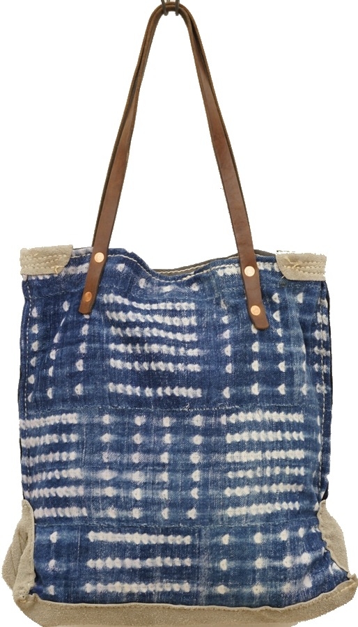 Waltzing Matilda �ϥ�ɥᥤ�� ���եꥫ�� ����ǥ��� �ȡ��� �Хå� No.1 Indigo Tote Bag