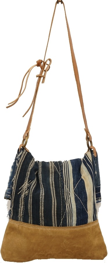 Waltzing Matilda �ϥ�ɥᥤ�� ���եꥫ�� ����ǥ��� ��å��󥸥㡼 �Хå� No.1 Indigo Slouch Bag
