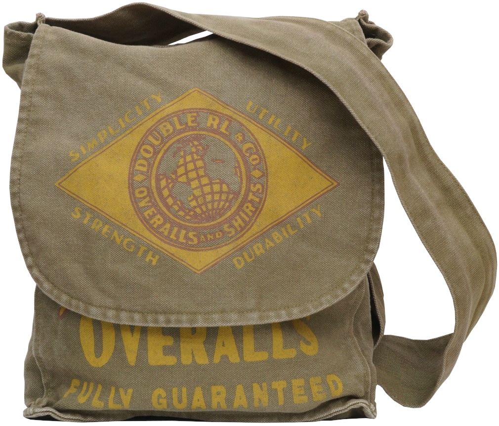 美品RRL ダブルアールエル キャンバス ショルダーバック RRL(ダブルアールエル) キャンバス ショルダー バッグ