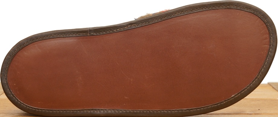 (֥륢륨) RRL ͥƥ  ե꡼ 쥶 롼ॷ塼 å Fleece Leather Slipper