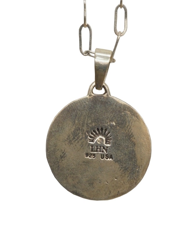 LHN Jewelry(���륨�������� ���奨�꡼) Hobo Nickel ������ �ϥ�ɥᥤ�� ��� x ����С� �ͥå��쥹 ��˥��å��� Necklace Silver Brass