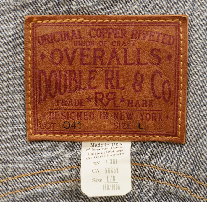 ダブルアールエル) RRL 日本製デニム地使 