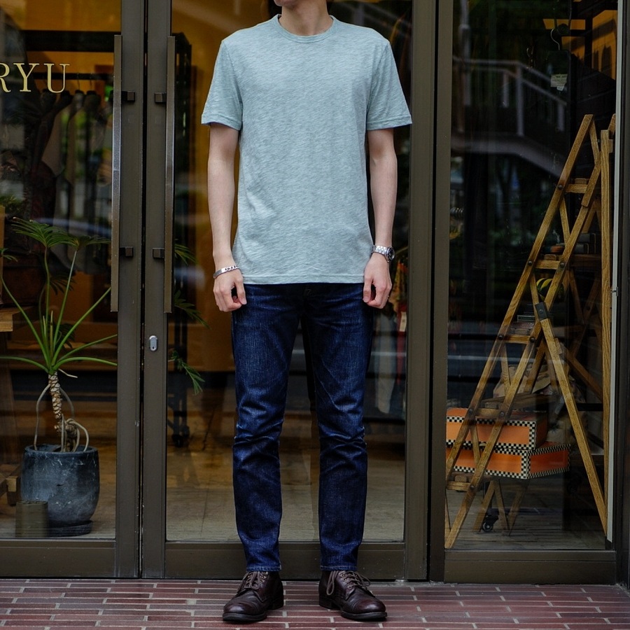 FAHERTY BRAND (�ե���ƥ� �֥���) ��������� ���롼�ͥå� T����� ���ߤꥰ�꡼�� ��� Pedlow Green
