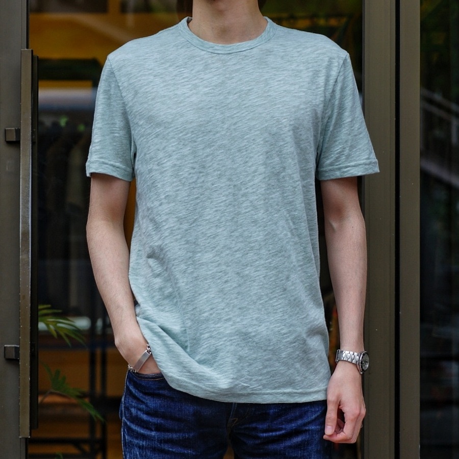 FAHERTY BRAND (�ե���ƥ� �֥���) ��������� ���롼�ͥå� T����� ���ߤꥰ�꡼�� ��� Pedlow Green