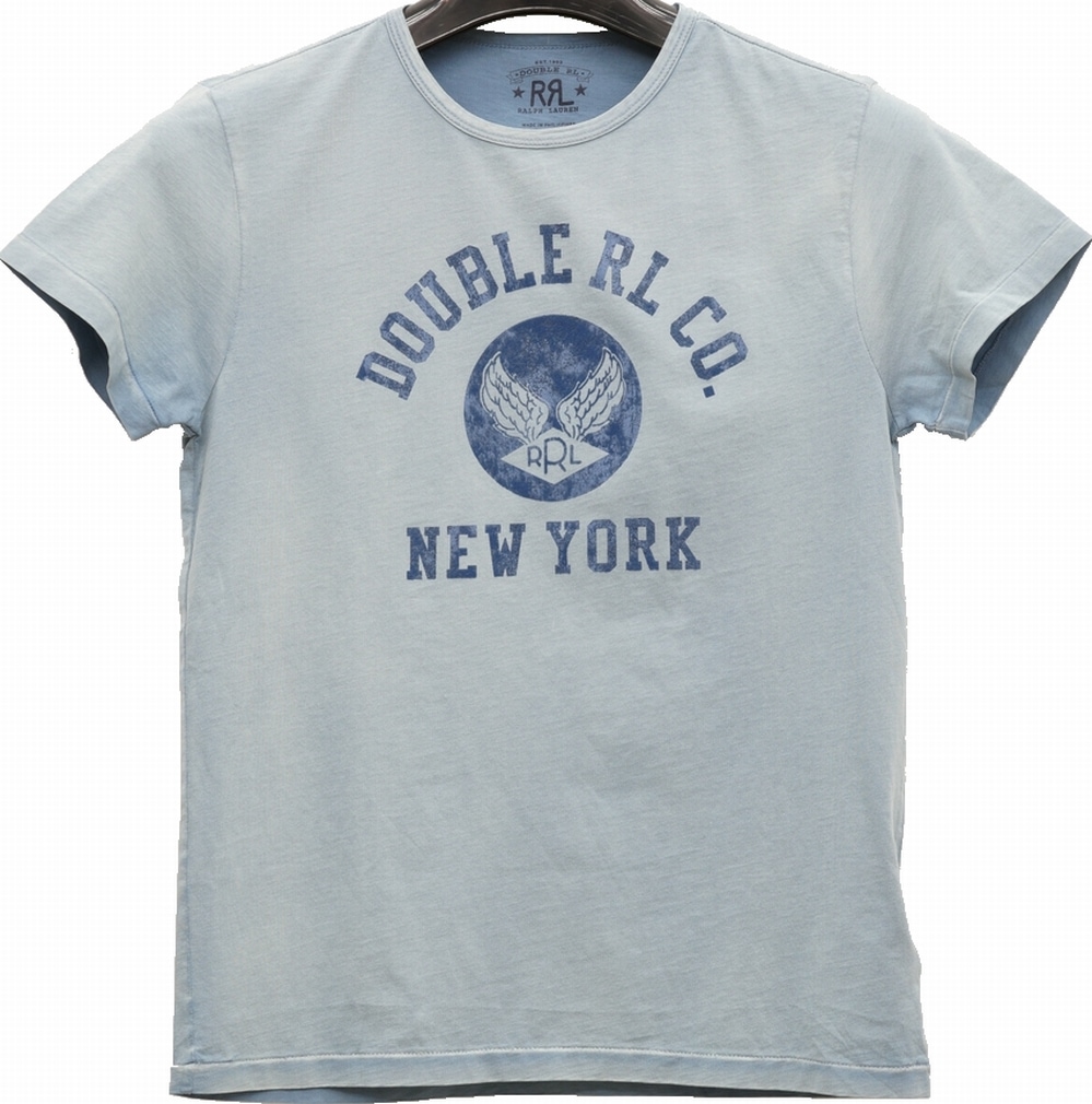 【RRL】コットンジャージー グラフィック ロゴ 半袖 Tシャツ ダブルアールエル) RRL コットン ジャージー グラフィック T
