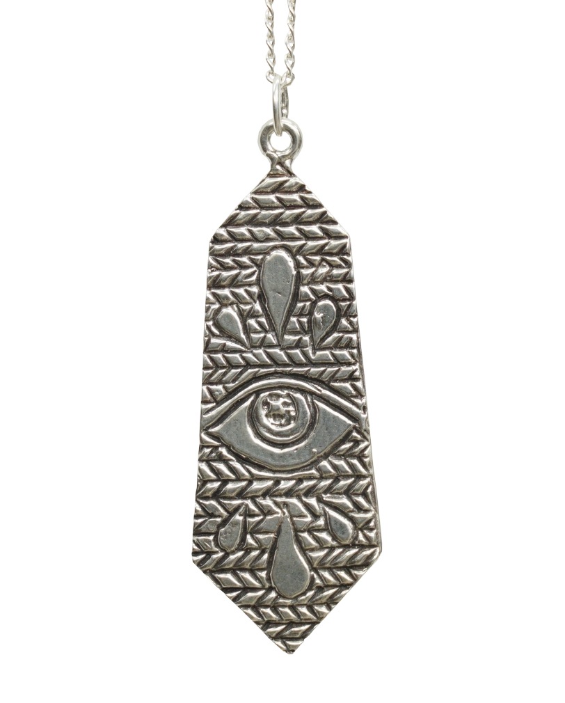 超安い 刻まれた複雑なデザインが 力強い存在感を放つネックレス Lhn Silver Necklace ユニセックス レディース メンズ ネックレス Eye Seeing All シルバー製 ハンドメイド アメリカ製 ジュエリー Jewelry エルエイチエヌ メンズアクセサリー