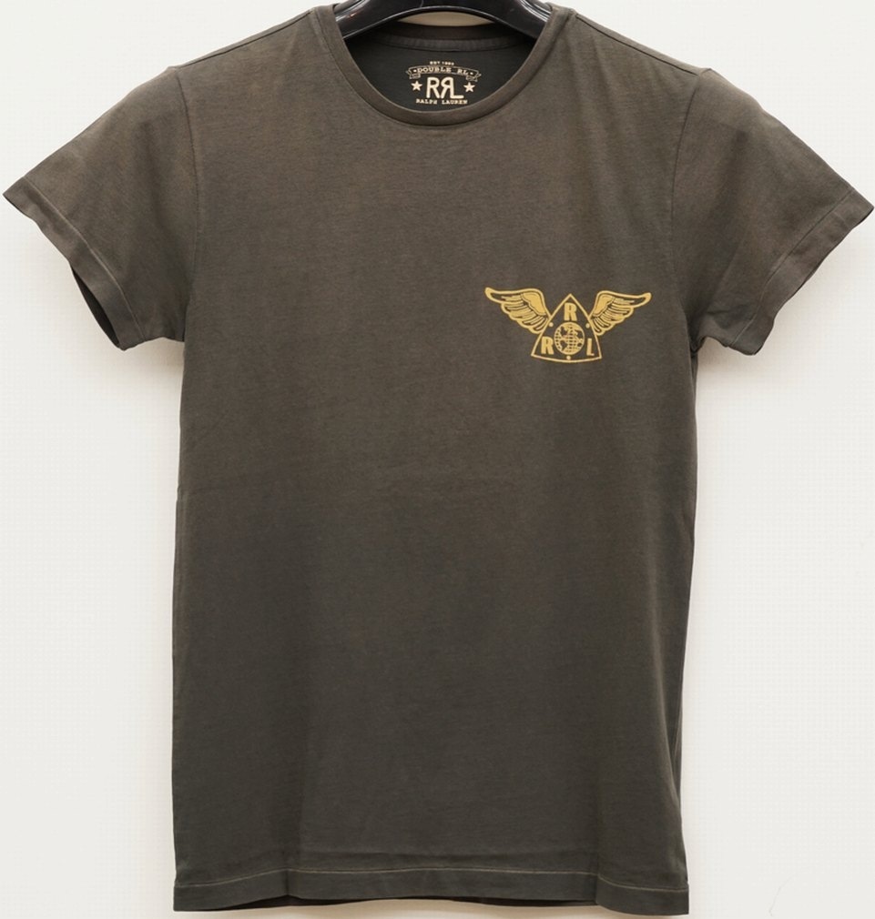 (֥륢륨) RRL åȥ 㡼 Хåץ T ֥å  Cotton Jersey Graphic Tshirt Black