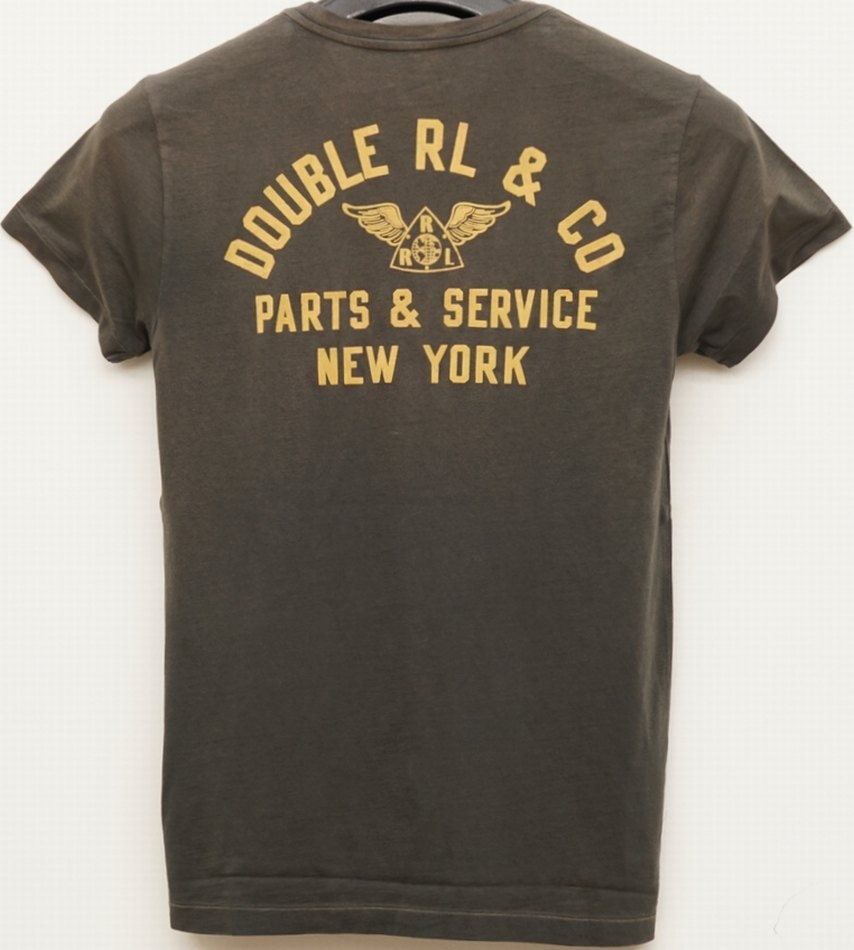 (֥륢륨) RRL åȥ 㡼 Хåץ T ֥å  Cotton Jersey Graphic Tshirt Black