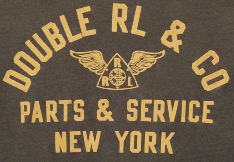 (֥륢륨) RRL åȥ 㡼 Хåץ T ֥å  Cotton Jersey Graphic Tshirt Black