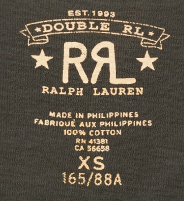 (֥륢륨) RRL åȥ 㡼 Хåץ T ֥å  Cotton Jersey Graphic Tshirt Black