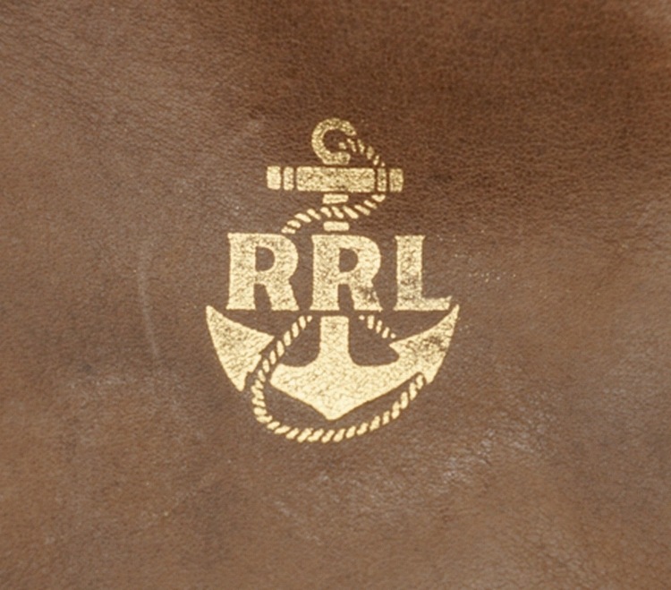(���֥륢���륨��) RRL �쥶�� Mitchell �Хå��ѥå� �֥饦�� ��� Leather Backpack