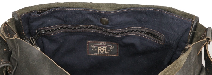 (���֥륢���륨��) RRL �������� �֥�å�����ǥ��� �쥶�� ��å��󥸥㡼 �Хå� �������� ��� ��˥��å��� Leather Messenger Bag