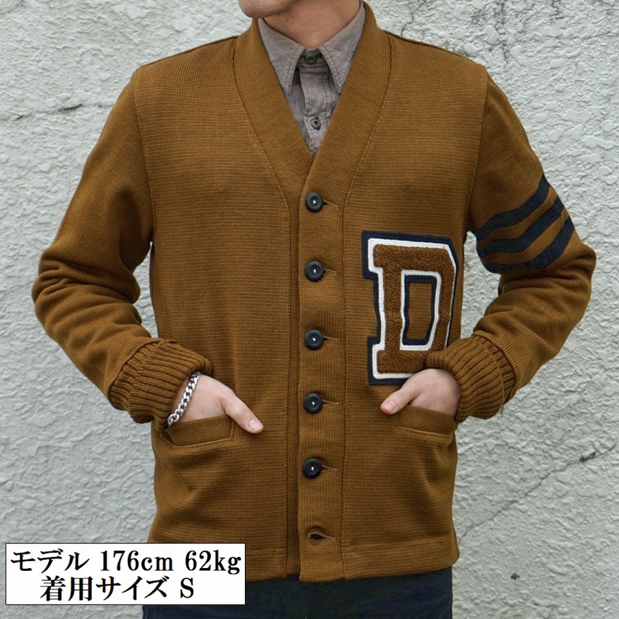 Dehen 1920(�ǡ��إ�) ������ ��ߥƥåɥ��ǥ������ �С����ƥ� �����ǥ����� ��åڥ� Goldmine ��� ����ꥫ�� Limited Edition Varsity Cardigan