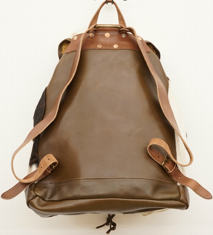 (���֥륢���륨��) RRL �����ꥢ��쥶�� ������ �إ� ���å����å� ��� Calf Hair Rucksack