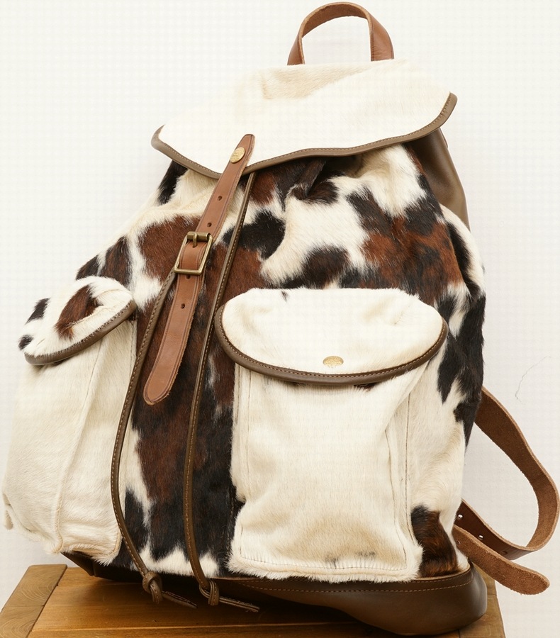 (���֥륢���륨��) RRL �����ꥢ��쥶�� ������ �إ� ���å����å� ��� Calf Hair Rucksack