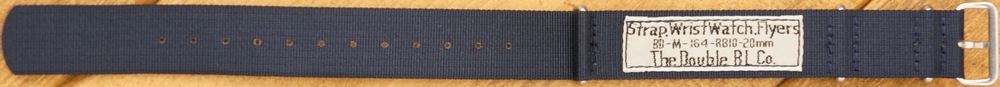 (���֥륢���륨��) RRL �����Х� �����å� ���ȥ�å� �ͥ��ӡ� �ѥå��դ� Canvas Wath Strap Navy