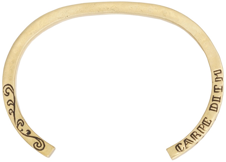 LHN Jewelry(���륨�������� ���奨�꡼) �ƹ��� �ϥ�ɥᥤ�� ����� �Х󥰥� ����ڥǥ����� �֥饹 Carpe Diem Cuff Brass
