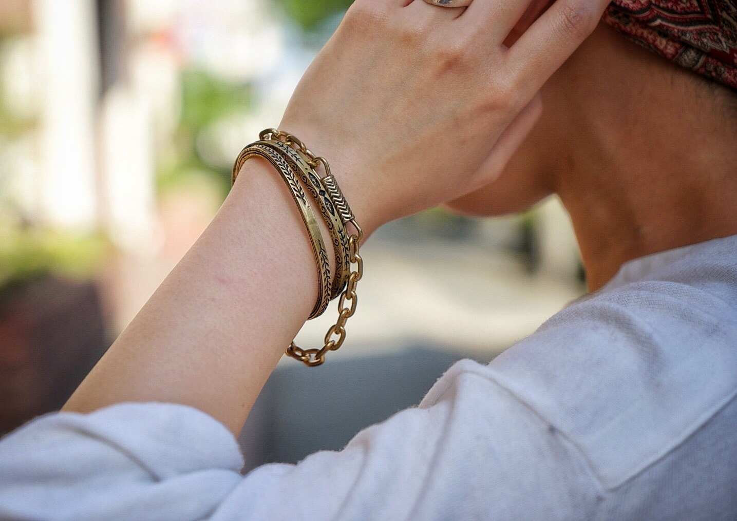 LHN Jewelry(���륨�������� ���奨�꡼) �ƹ��� �ϥ�ɥᥤ�� ����� �Х󥰥� ����ڥǥ����� �֥饹 Carpe Diem Cuff Brass