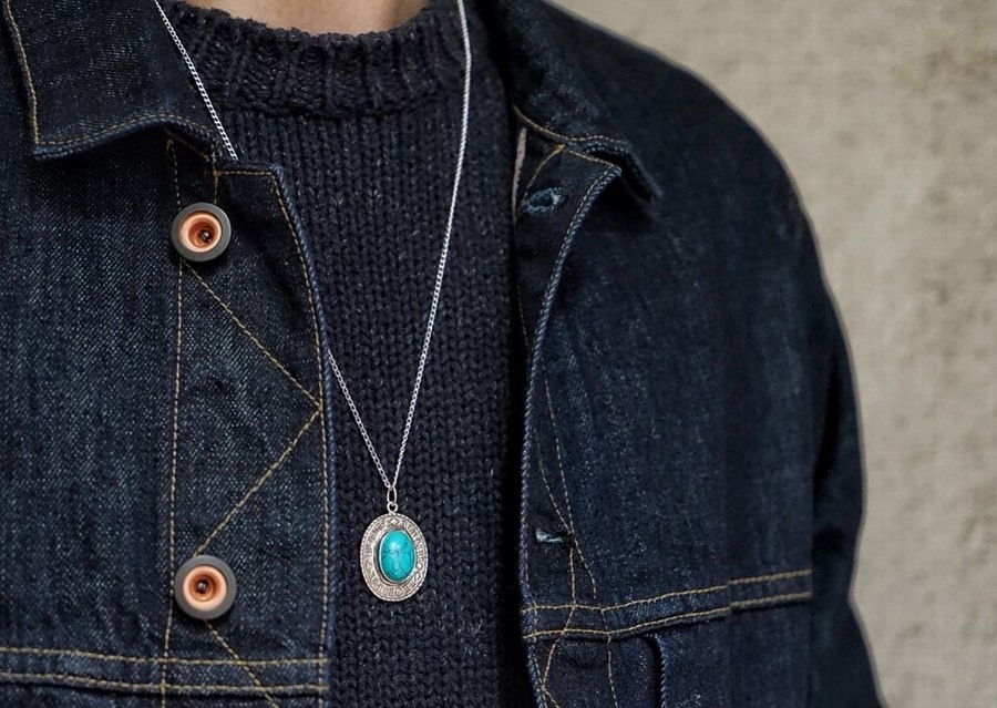 LHN Jewelry(���륨�������� ���奨�꡼) �ϥ�ɥᥤ�� Amor �ͥå��쥹 ����С� x ���������� �ƹ��� ��� ��ǥ����� ��˥��å��� silver necklace