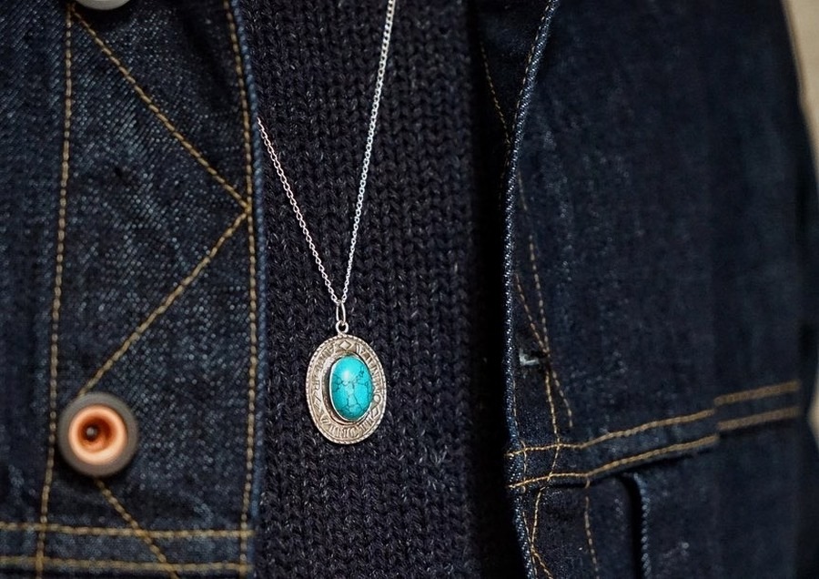 LHN Jewelry(���륨�������� ���奨�꡼) �ϥ�ɥᥤ�� Amor �ͥå��쥹 ����С� x ���������� �ƹ��� ��� ��ǥ����� ��˥��å��� silver necklace