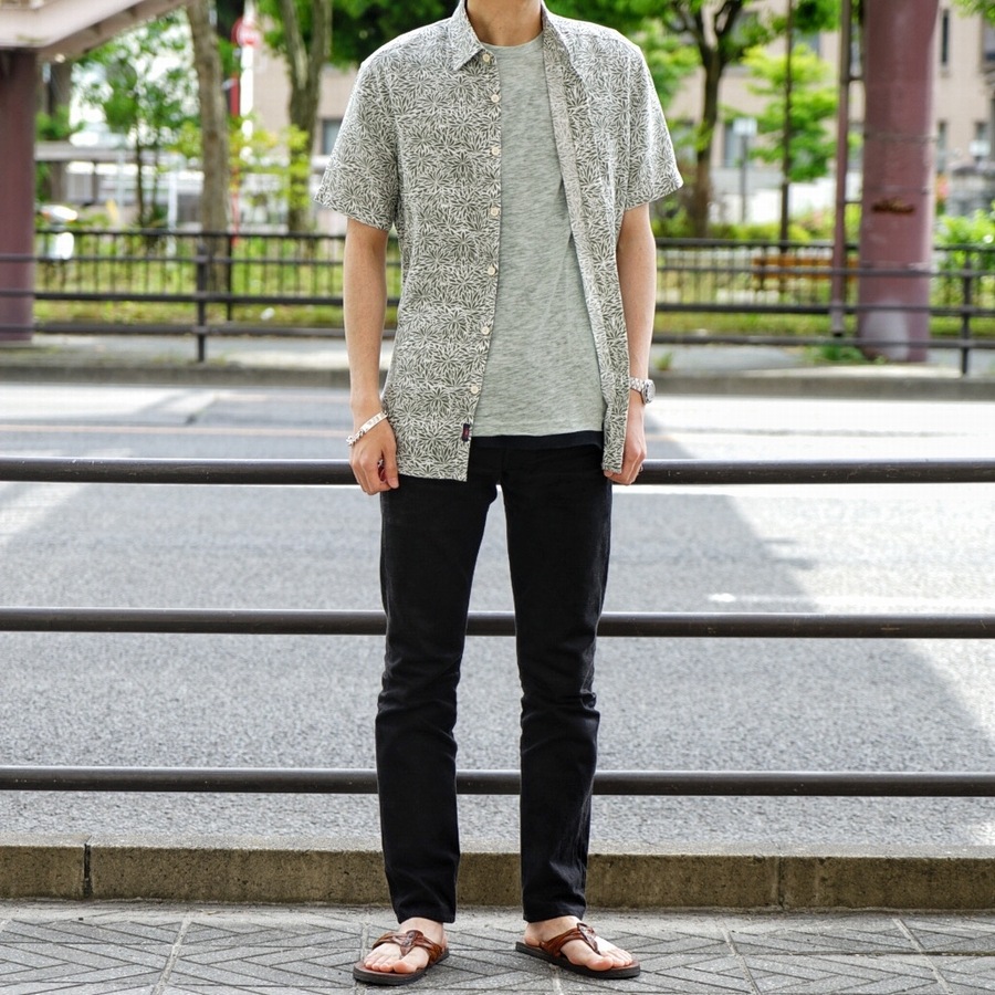 FAHERTY BRAND (�ե���ƥ� �֥���) ��ͥ�֥��� Island Ⱦµ ����� ���� ���꡼�� x �ۥ磻�� ���