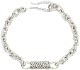 LHN Jewelry(���륨�������� ���奨�꡼) ����ꥫ�� �ϥ�ɥᥤ�� ����С��� Hiapo �������� �֥쥹��å� ��� ��˥��å��� Chain Bracelet Silver