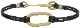 LHN Jewelry(���륨�������� ���奨�꡼) Made In USA �ϥ�ɥᥤ�� Hook and Oval Bracelet Brass �쥶�� x ��� �ܳ� �֥쥹��å� ��� ��˥��å���