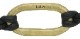 LHN Jewelry(���륨�������� ���奨�꡼) Made In USA �ϥ�ɥᥤ�� Hook and Oval Bracelet Brass �쥶�� x ��� �ܳ� �֥쥹��å� ��� ��˥��å���