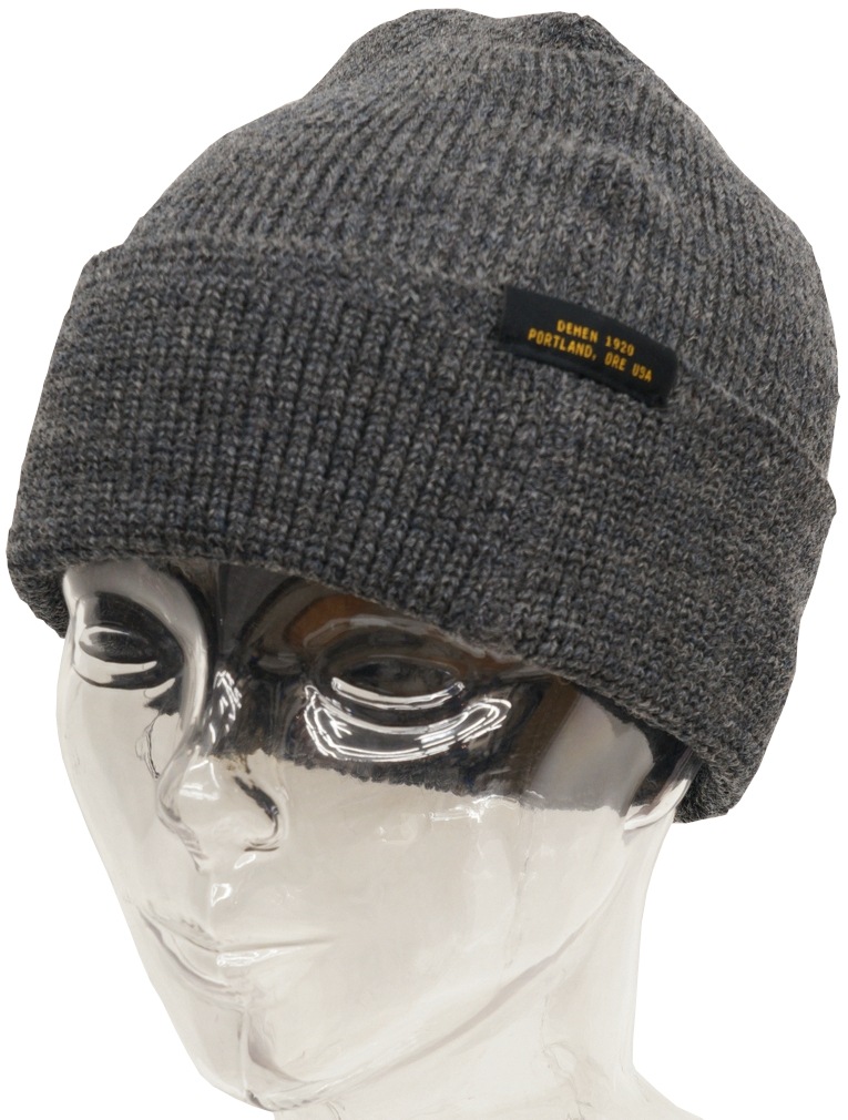 Dehen 1920(�ǡ��إ�) Made In USA ������ �˥å� �����å� ����å� ���㥳���� ��� ����ꥫ�� Wool Knit Watch Cap Charcoal