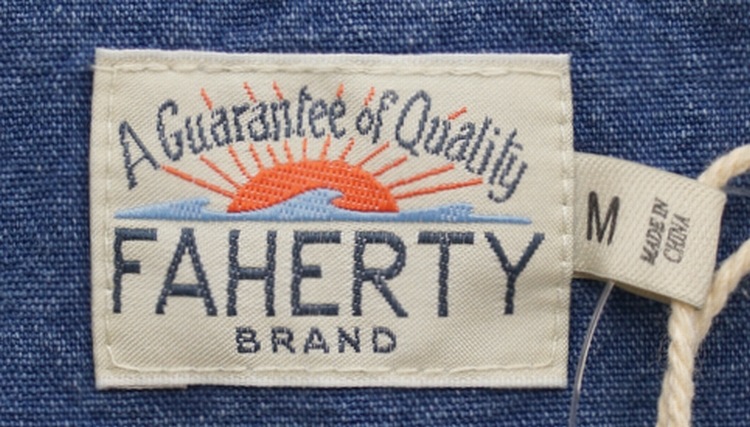 FAHERTY BRAND (�ե���ƥ� �֥���) �������� �����������å��� �ܡ����� �ݥ������ ����ǥ��� ���