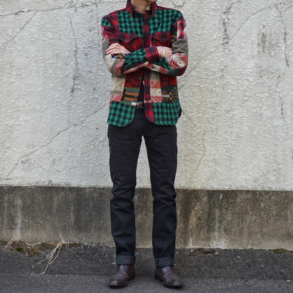 (֥륢륨) RRL ѥå ץå   Patchwork Plaid Workshirt