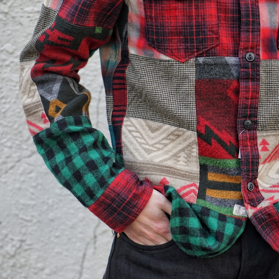 (֥륢륨) RRL ѥå ץå   Patchwork Plaid Workshirt