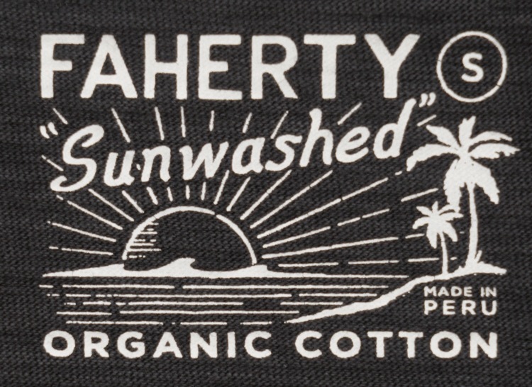 FAHERTY BRAND (�ե���ƥ� �֥���) Sunwashed �������˥å����åȥ� �ݥ��å� T����� �������ȥ��� �����å���ɥ֥�å� ���