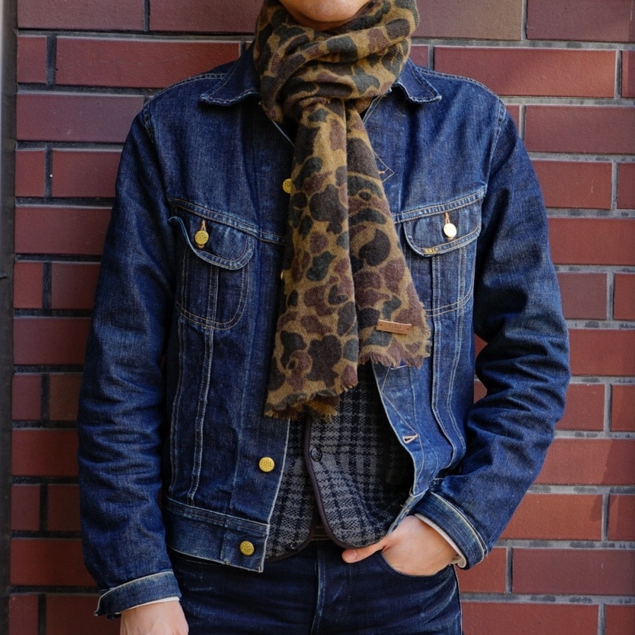 (���ե������) Ralph Lauren ������ ����ե� �ޥե顼 �º� Camo Scarf