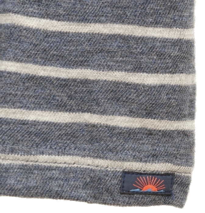 FAHERTY BRAND (�ե���ƥ� �֥���) ����ǥ��� �ܡ����� �ݥ��å� T����� ��� Indigo Tee Stripe