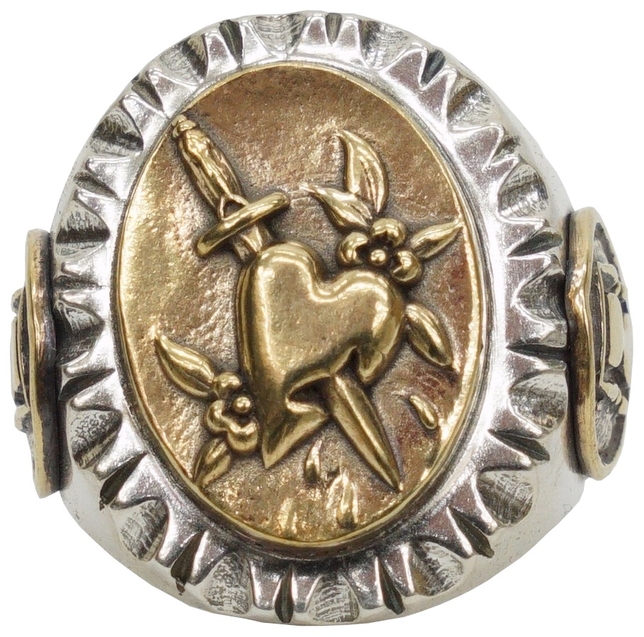 LHN Jewelry(���륨�������� ���奨�꡼) �ƹ��� �ϡ��� & ������ ��� �ϥ�ɥᥤ�� ��� Bleeding Heart Souvenir Ring