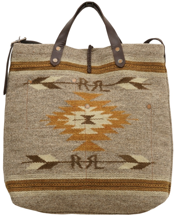 (���֥륢���륨��) RRL �꿥�� ������饰 �ͥ��ƥ����� ���������������� �ȡ��� �Хå� �����ϥ��� Hand Woven Southwestern Tote