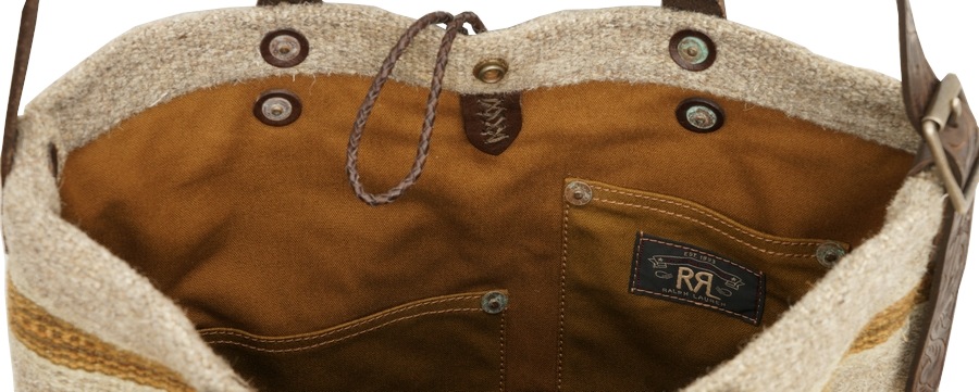 (���֥륢���륨��) RRL �꿥�� ������饰 �ͥ��ƥ����� ���������������� �ȡ��� �Хå� �����ϥ��� Hand Woven Southwestern Tote