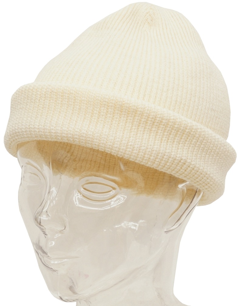 Dehen 1920(�ǡ��إ�) Made In USA ������ �˥å� �����å� ����å� �ۥ磻�� ��� ����ꥫ�� Wool Knit Watch Cap Natural