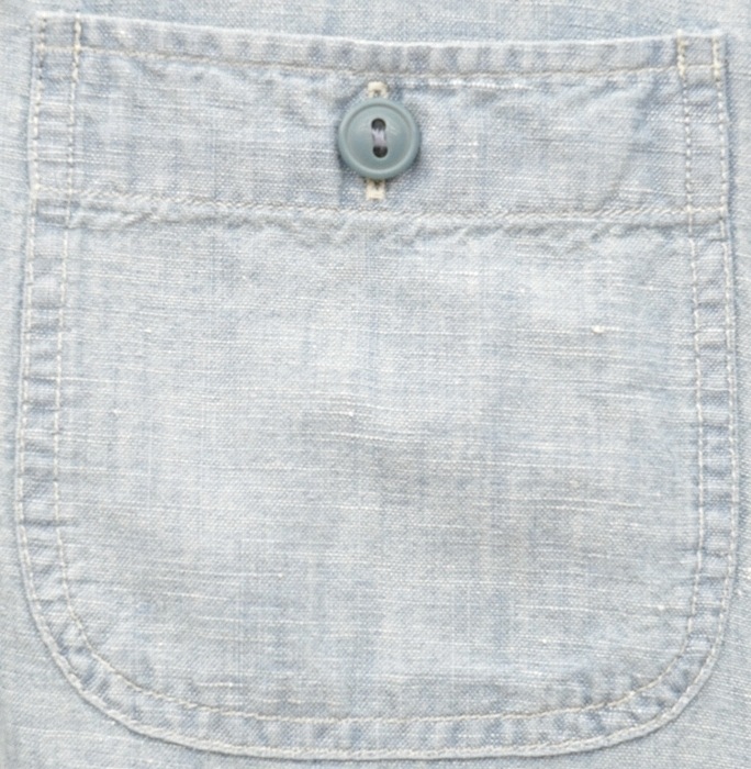 ダブルアールエル) RRL コットン リネン シャンブレー シャツ 半袖
