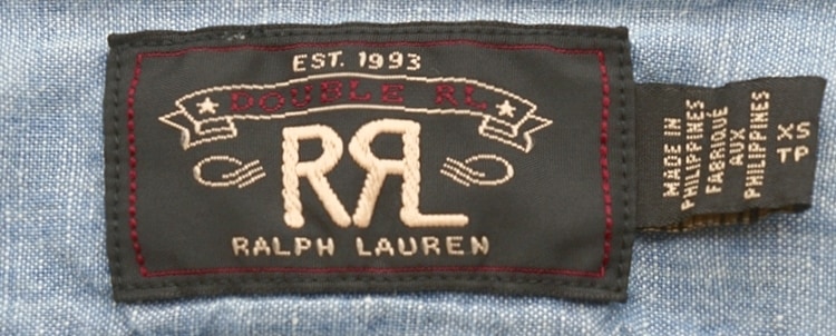 ダブルアールエル) RRL コットン リネン シャンブレー シャツ 半袖