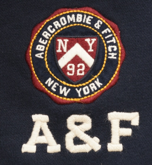 (���Х���) Abercrombie&Fitch ΢���� �ա��� �ѡ��� �ͥ��ӡ� ��� Cotton-Blend Hoodie Navy