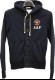 (���Х���) Abercrombie&Fitch ΢���� �ա��� �ѡ��� �ͥ��ӡ� ��� Cotton-Blend Hoodie Navy