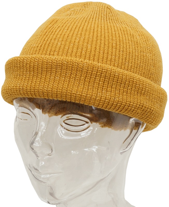 Dehen 1920(�ǡ��إ�) Made In USA ������ �˥å� �����å� ����å� �������� ��� ����ꥫ�� Wool Knit Watch Cap Old Gold