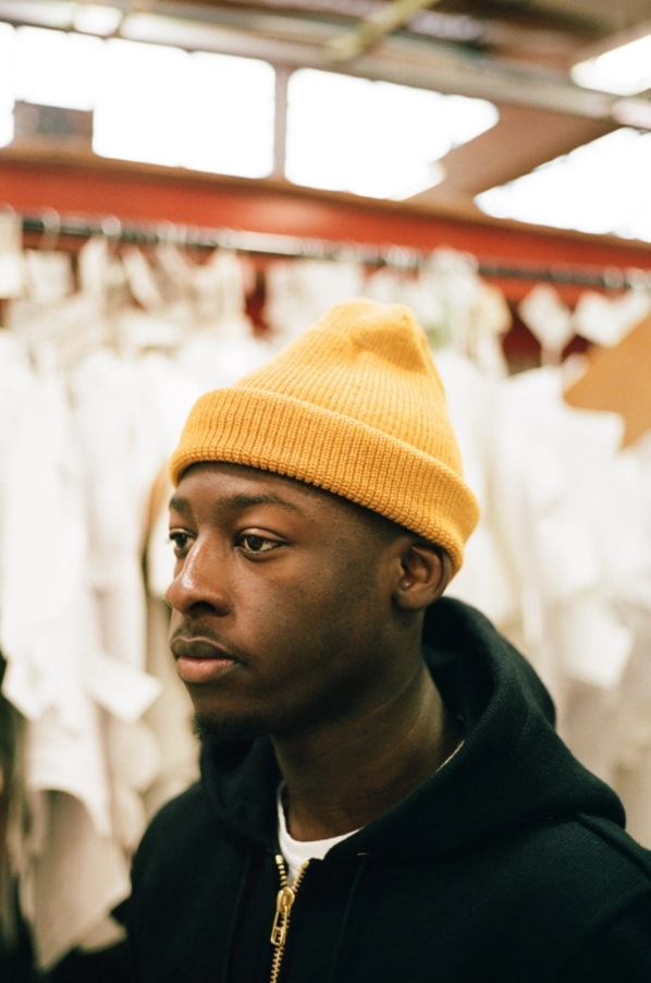 Dehen 1920(�ǡ��إ�) Made In USA ������ �˥å� �����å� ����å� �������� ��� ����ꥫ�� Wool Knit Watch Cap Old Gold