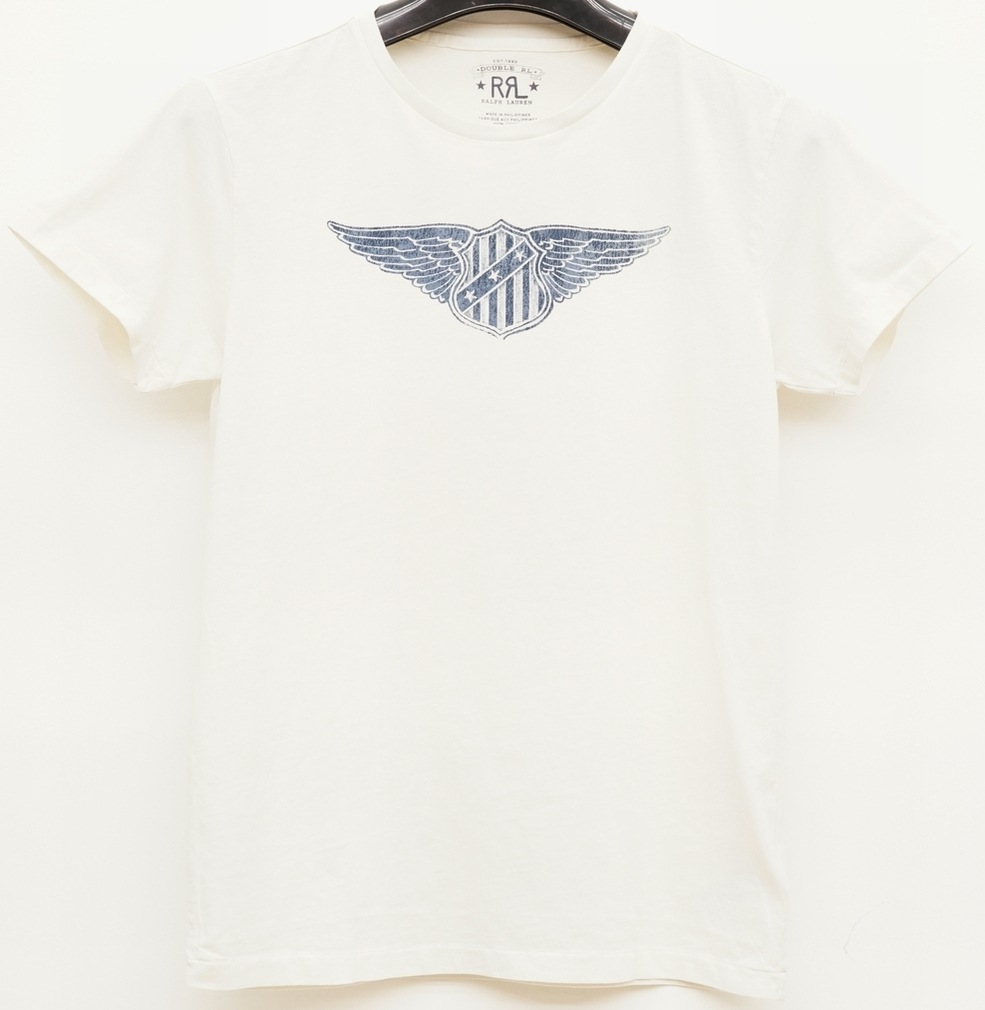(֥륢륨) RRL åȥ 㡼 եå T ۥ磻  Cotton Jersey Graphic Tshirt White