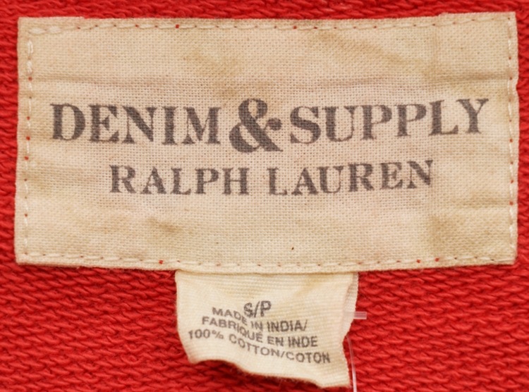 ե Denim&Supply ǥ˥ץ饤 åȥ աǥ ѡ å  å  Cotton Hoodie Red